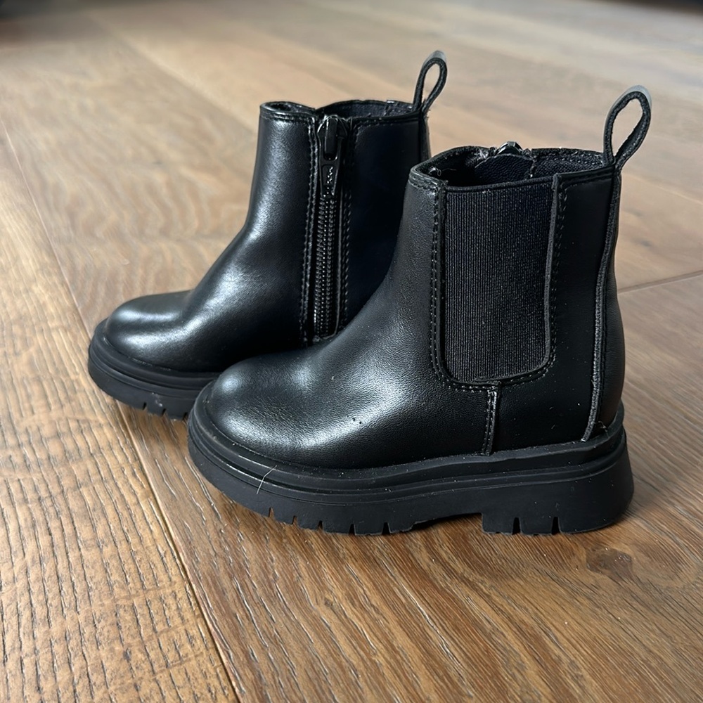 Toddler Black Boots